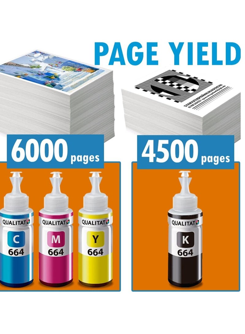 Ink Set 664 for Epson Ink Printer for Eco Tank Printer L210 L220 L300 L355 L365 L555 L1300 - Image 2