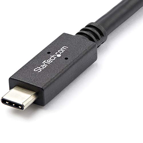 StarTech 1m 3 ft USB C Cable with Power Delivery [5A] - M/M - USB 3.1 [10Gbps] - USB-IF Certified - USB 3.1 Type C Cable - USB 3.1 Gen 2 - Image 2