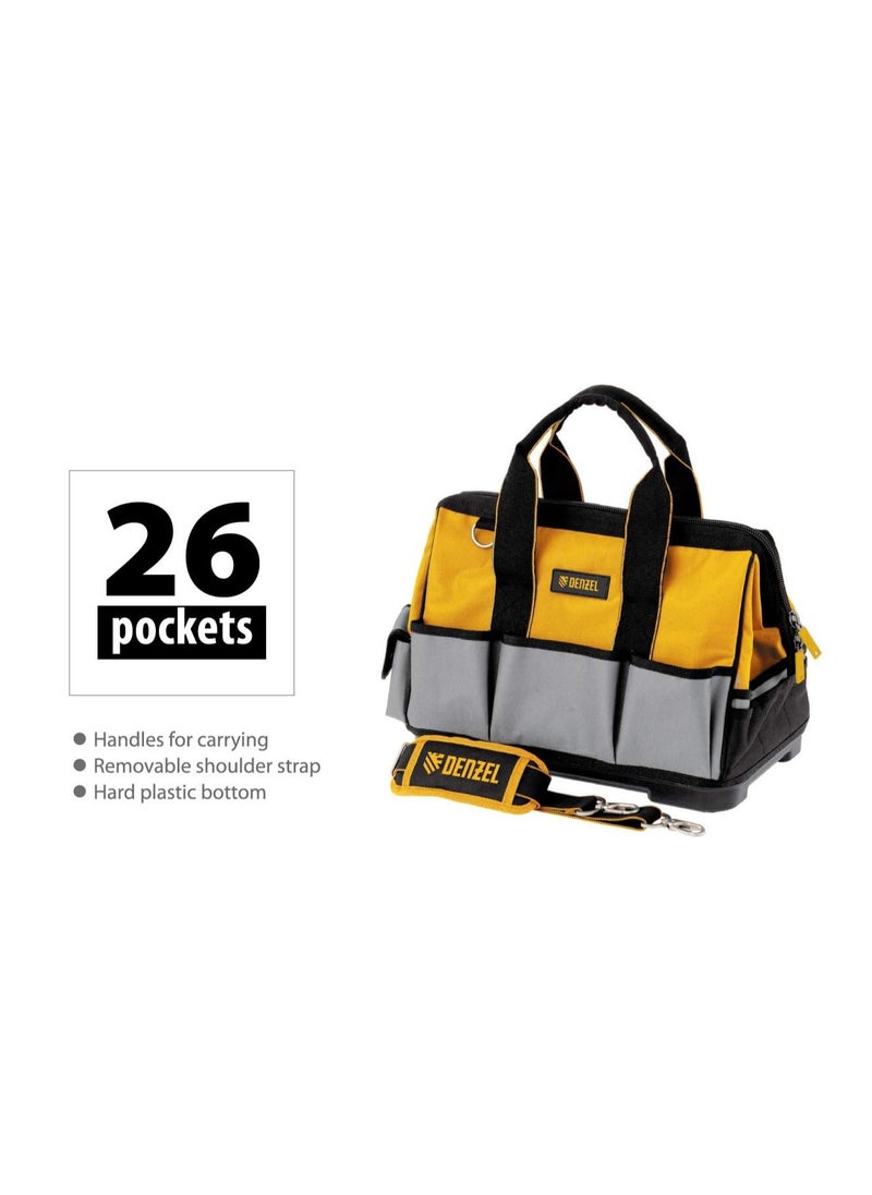 denzeL Tool Bag With Sturdy Bottom Plate 26 Pocket  - Image 2