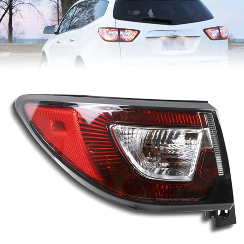 Lochnchn Tail Lights Outer Left Driver Side Taillight Compatible with Chevrolet Traverse 20132017 Rear Halogen Tail Lamp Replace 84266019 23301756 GM2804112