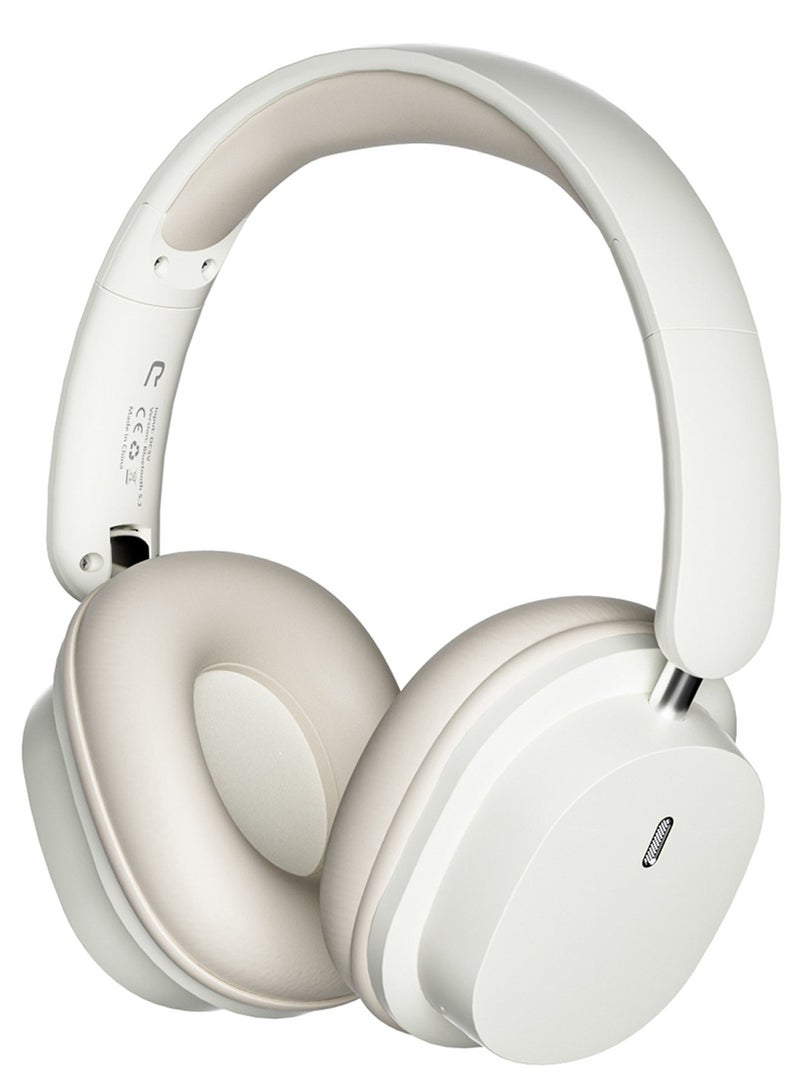 TokFaa Bluetooth Headphones Over Ear HiFi Stereo Foldable Wireless Headphones with Microphone Noise Canceling Wireless Headphones for Home Office Travel（White） - Image 1