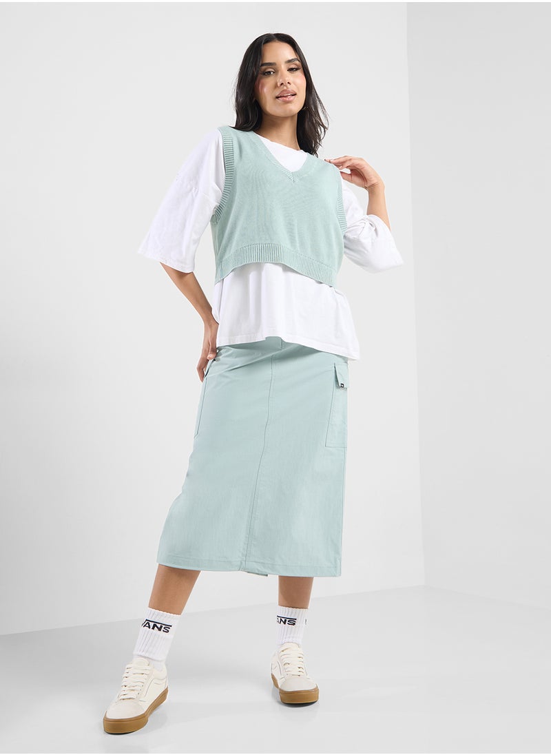 VANS Riley Parachute Cargo Skirt  - Image 1