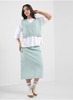 VANS Riley Parachute Cargo Skirt  - Image 5