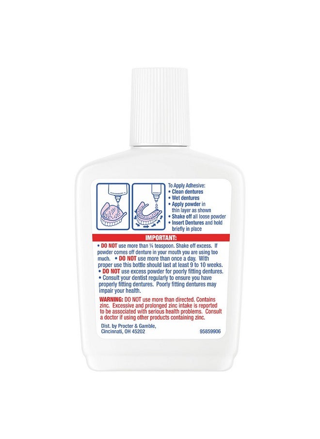 Fixodent Fixodent Denture Adhesive Powder, Extra Hold - 1.6 Oz  - Image 3