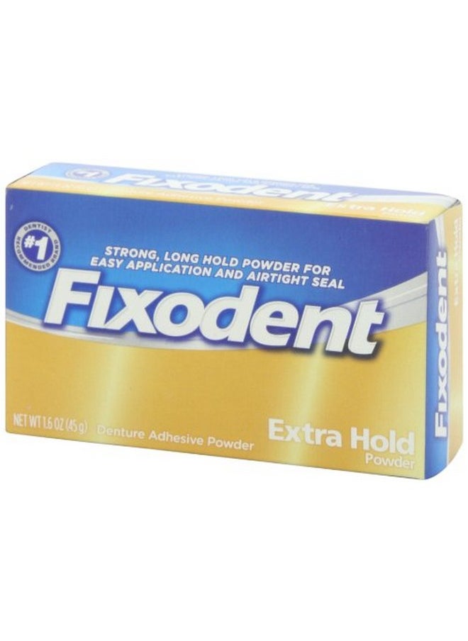 Fixodent Fixodent Denture Adhesive Powder, Extra Hold - 1.6 Oz  - Image 4
