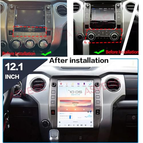 ASVEGE 12.1 Car Radio for Toyota Tundra 2014-2019 Android11 Tesla Screen Multimedia Player Navigation Stereo WiFi Gift Tools 5G - Image 2