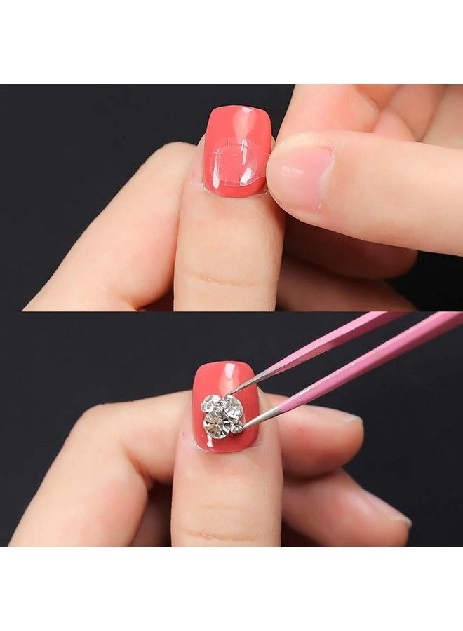 ANZAILALA 8 Sheets Doublesided Nail Jelly Sticker Waterproof Breathable Glue Tabs Jelly Glue Adhesive Tabs Super Sticky Fake Nail Glue Stickers For Manicure(8 Sheets 192 Pcs) - Image 4