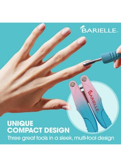 BARIELLE Barielle Clever Collapsing Cuticle Nipper - A Unique Professional Cuticle Pusher, Cuticle Cutter & Cuticle Clippers Multitool  - Image 3