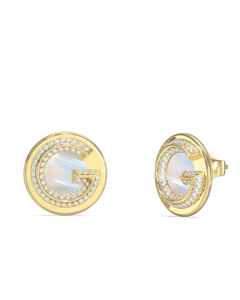 GUESS G Crystal Logo Earrings