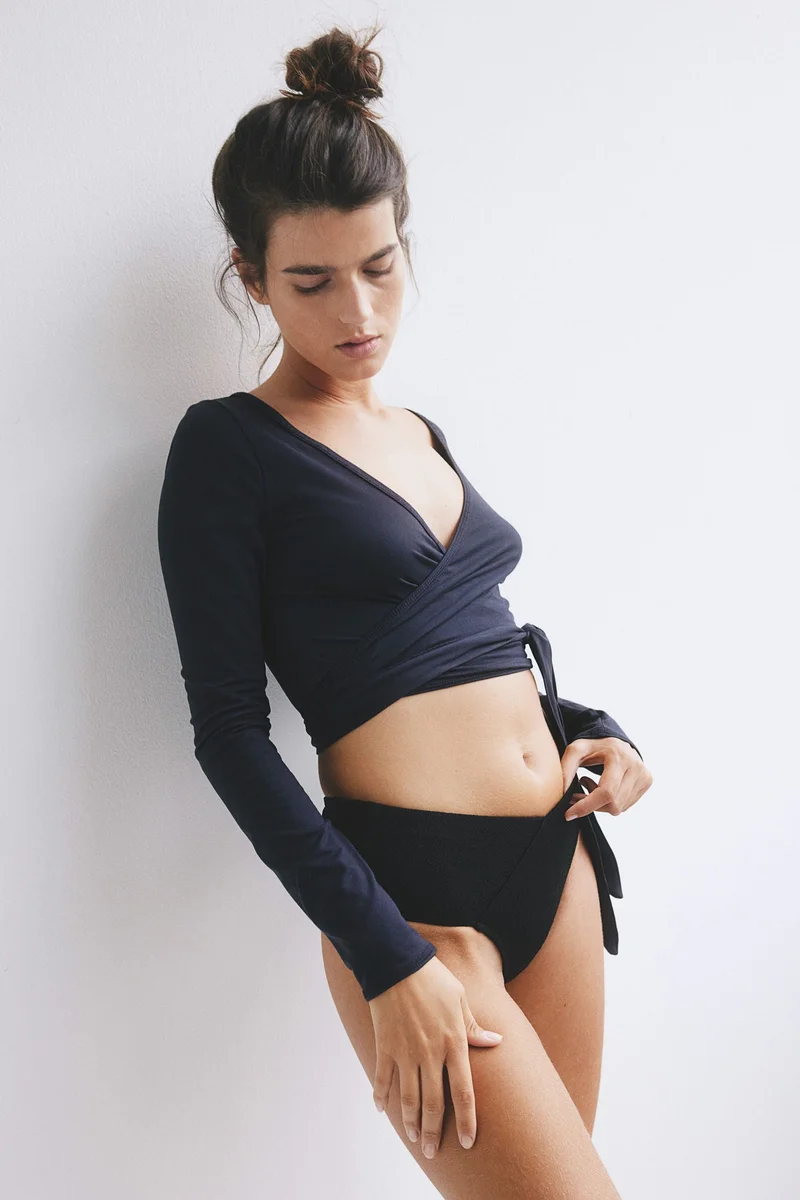 H&M Short wrap top