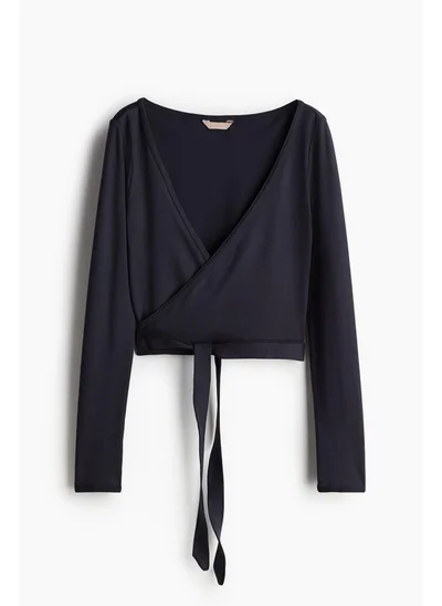H&M Short wrap top