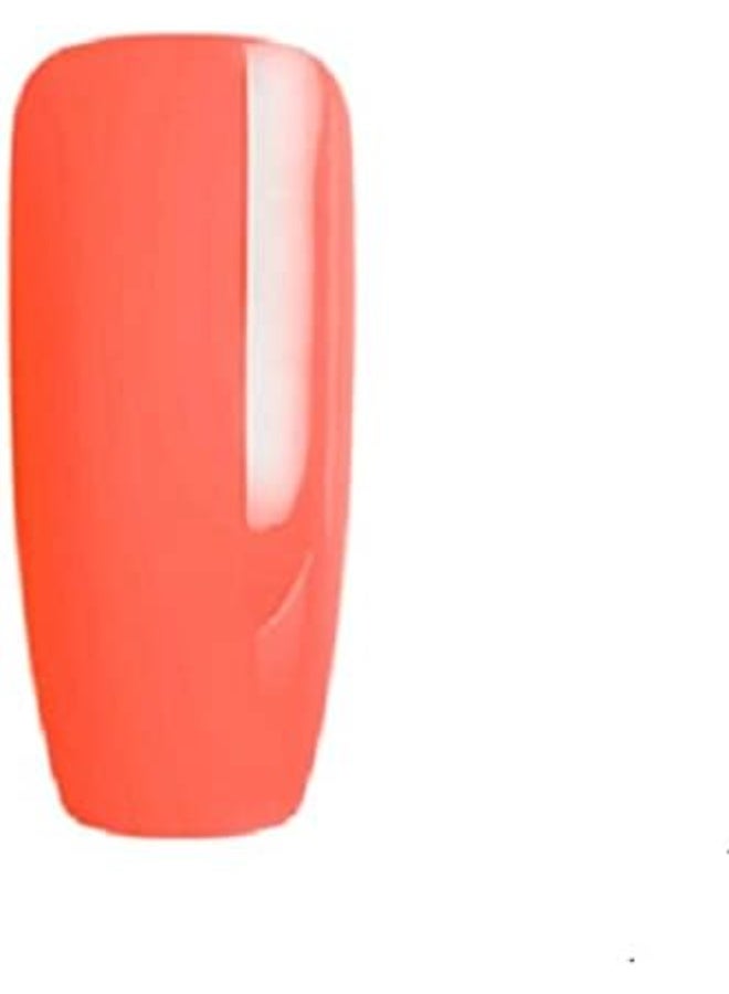 Bluesky Gel Polish Summer Coral Bright Neon Coral Nail QX1631 UV LED Soak - Image 2