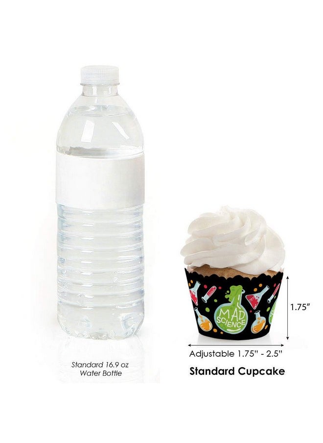 Big Dot of Happiness Big Dot of Happiness Scientist Lab - Baby Shower or Birthday Party Decorations - Party Cupcake Wrappers - Set of 12  - Image 3