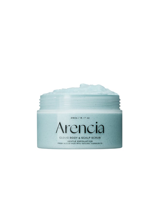 arencia مقشر الجسم وفروة الرأس بملح البحر الطازج (نعناع) - تقشير لطيف لبشرة وفروة رأس أكثر نعومة وانتعاشًا، العناية بالبشرة الكورية - Image 1
