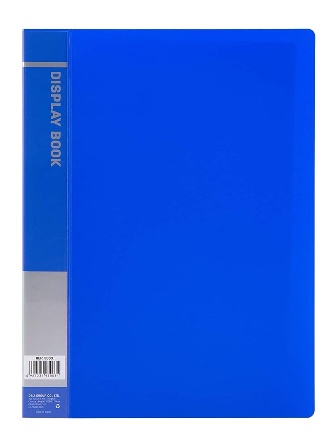 DELI DISPLAY BOOK A4 30 POCKETS ASST. E5003 - Image 1