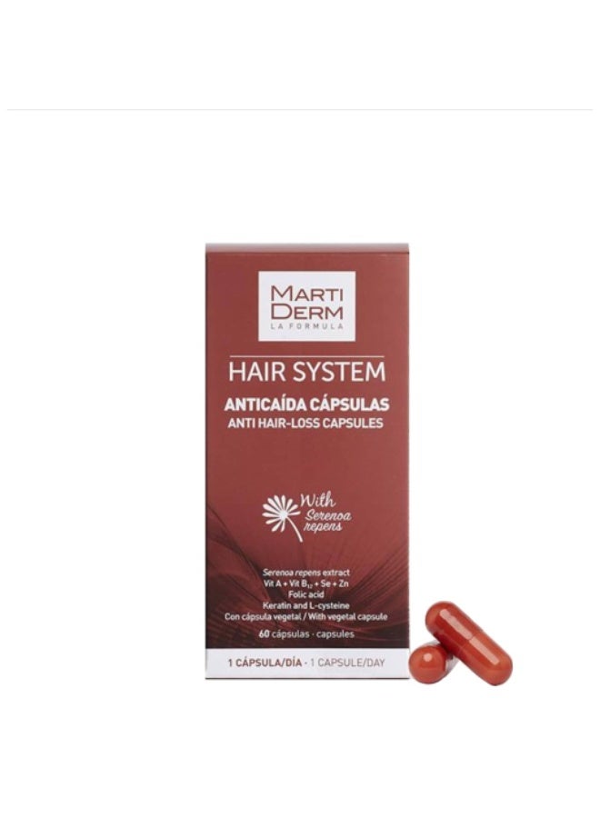 MARTIDERM Hair System Anti-Hair Loss Capsules x 60