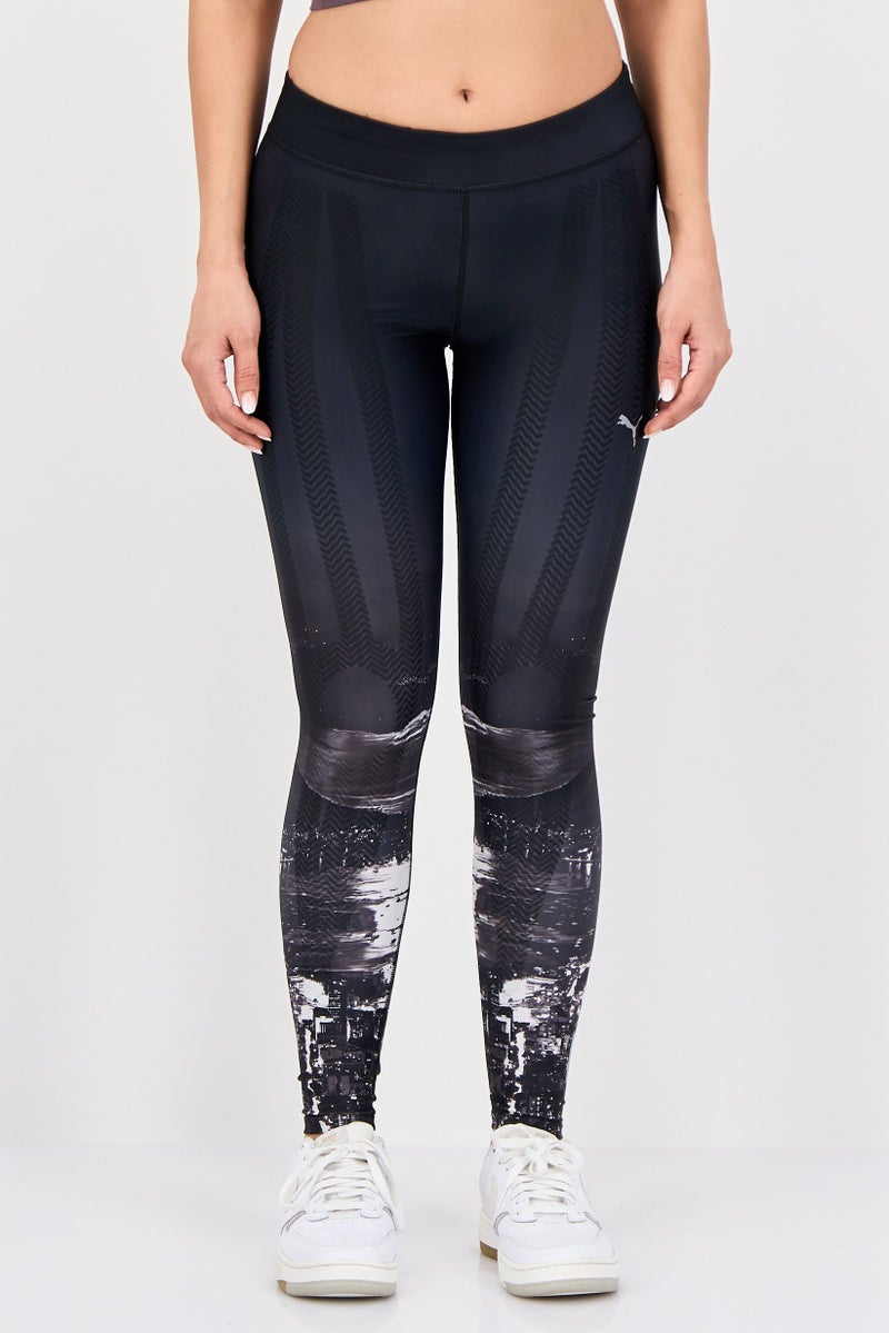 PUMA Women Sportswear Fit Training Tights, Black - Image 1