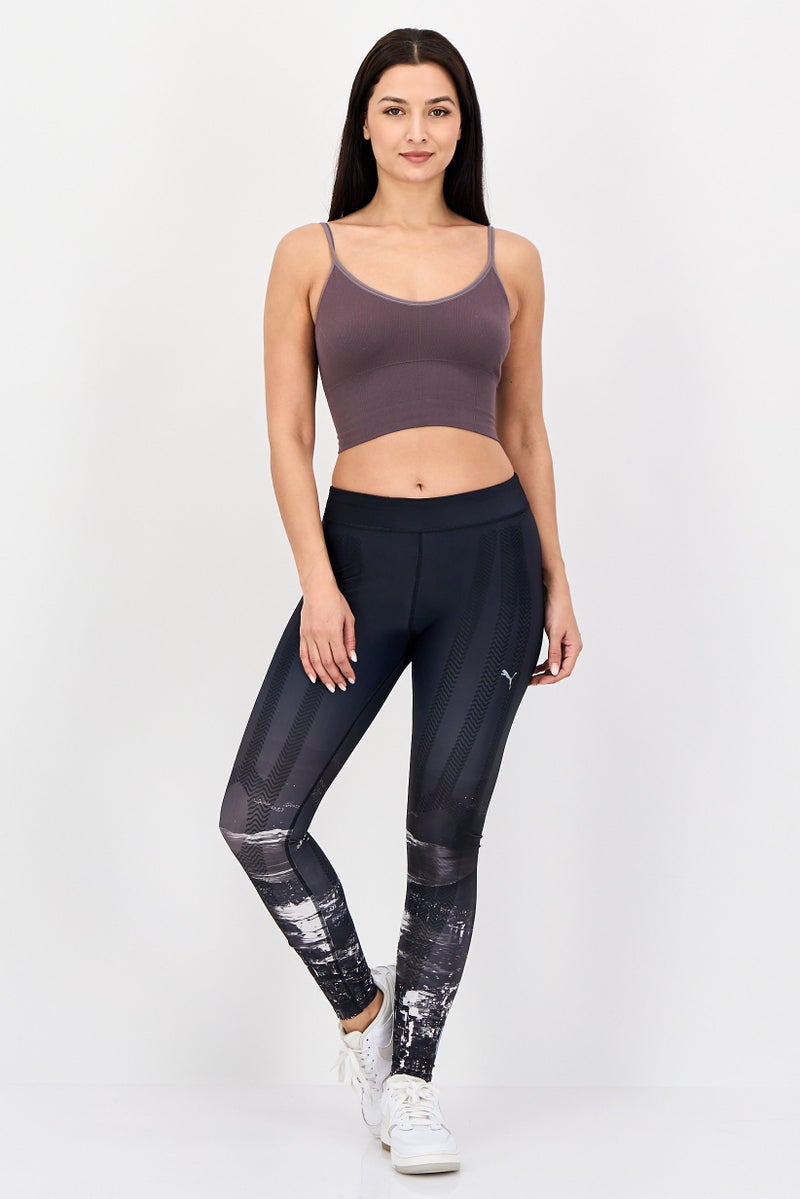 PUMA Women Sportswear Fit Training Tights, Black - Image 2