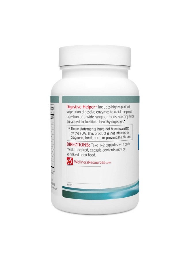 Wellness Resources Digestive Helper Full Spectrum Digestive Enzymes With Biocore Dppiv® For Gluten Digestion 100 Capsules - Image 3