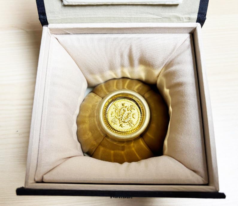 PEWRESLORS Beautiful Colorful Glaze Ceramic Tenmoku Tea Cup Handmade JianZhan Chinese Teaism Kungfu Tea Cup Tea with Gift Box(Gold Peacock) - Image 3