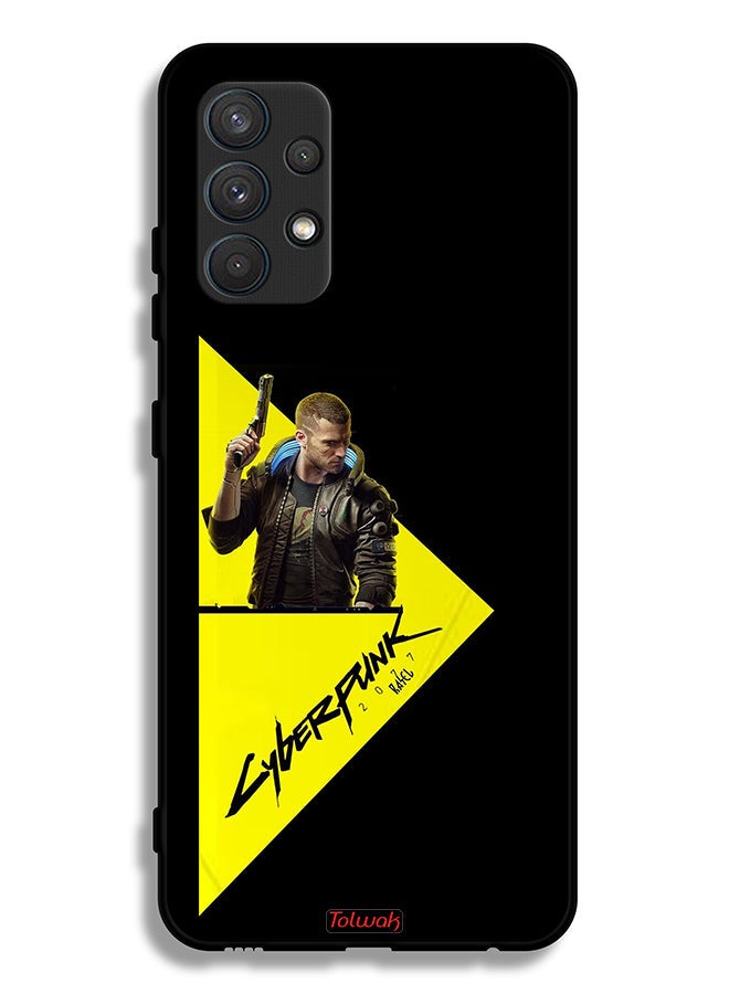 Tolwak Samsung Galaxy A32 4G Protective Case Cover Cyberpunk 2077 - Image 1