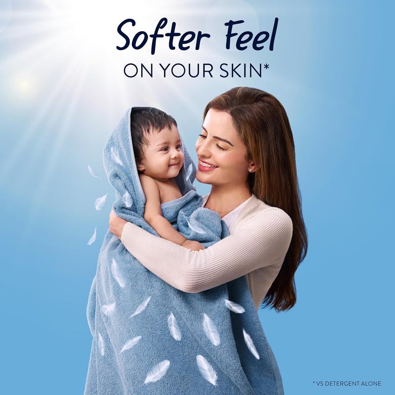 Downy منعم الأقمشة داوني، مركز، فانيليا ومسك، حماية اللون، مزيد من النعومة، انتعاش يدوم طويلاً، 2.9 لتر - Image 3