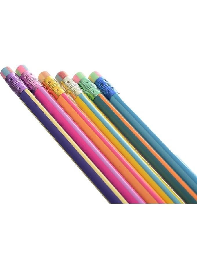 M&G Super Dark Aurora Pencil Pack, HB Lead 12-Pack for Vibrant, Dark Writing in Notes and Sketches - Image 4