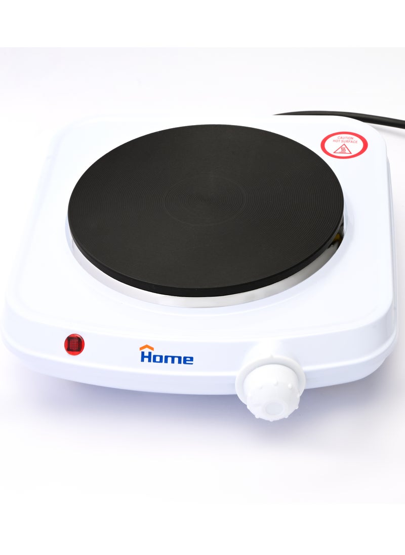 Home - Cooker 1 Burner White Power : 1500 Watt 220 Volts 50Hz. The volume of the heating plate is 180 ml. You can use it at home safely because it is characterized by thermal valves. Safer because it contains rubber feet to prevent slipping. It has a light indicator. Easy to clean. Temperatures can be controlled by thermostat - Image 1
