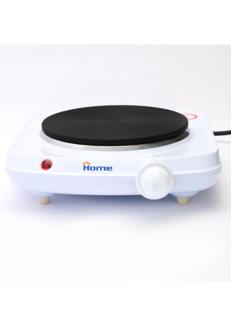 Home - Cooker 1 Burner White Power : 1500 Watt 220 Volts 50Hz. The volume of the heating plate is 180 ml. You can use it at home safely because it is characterized by thermal valves. Safer because it contains rubber feet to prevent slipping. It has a light indicator. Easy to clean. Temperatures can be controlled by thermostat - Image 1