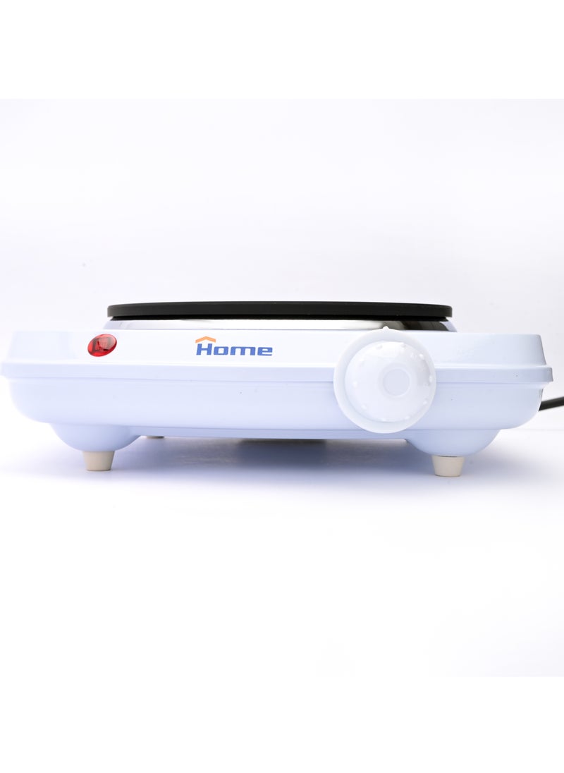 Home - Cooker 1 Burner White Power : 1500 Watt 220 Volts 50Hz. The volume of the heating plate is 180 ml. You can use it at home safely because it is characterized by thermal valves. Safer because it contains rubber feet to prevent slipping. It has a light indicator. Easy to clean. Temperatures can be controlled by thermostat - Image 1
