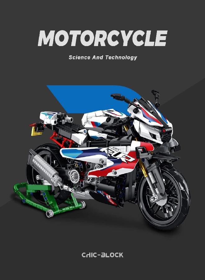 dOvOb Motorcycle 1000 RR Model Building Blocks Set, 912 Pieces Bricks, MOC Toys as Gift for Kids or Adult - Image 2