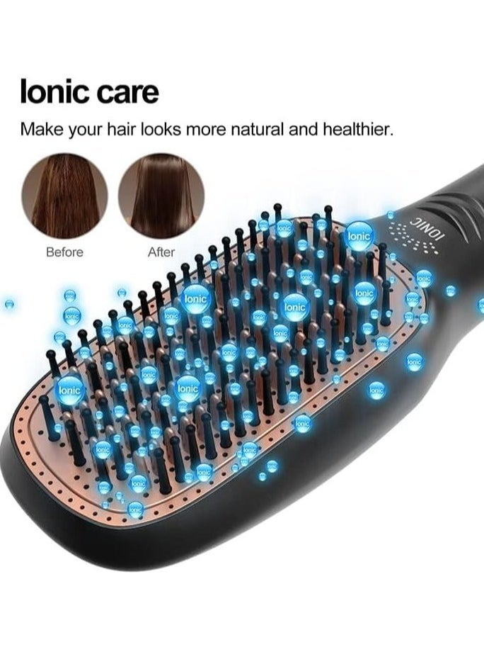 ELTRAZONE Hair Styling Brush with Negative Ion Technology – 2-in-1 Professional Hair Dryer and Straightening Brush | Hot Air Styling Comb for Volume, Frizz Control & Smoothing | Electric Blow Dryer Brush for All Hair Types | Fast Drying & Detangling - Image 5