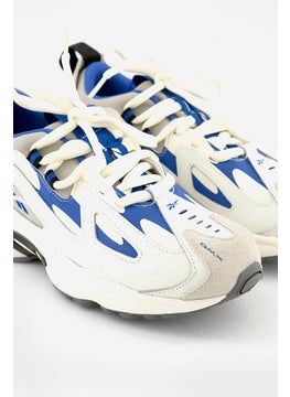 Reebok Men DMX Series 1200 Shoes, Chalk/Grey Cobalt  - Image 4