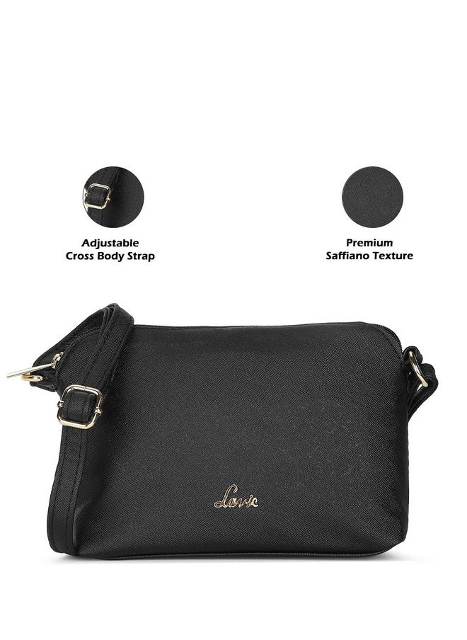 Lavie Lavie Moritz Women's Cross body Sling (Jet Black) (SDBR876019N3)  - Image 4