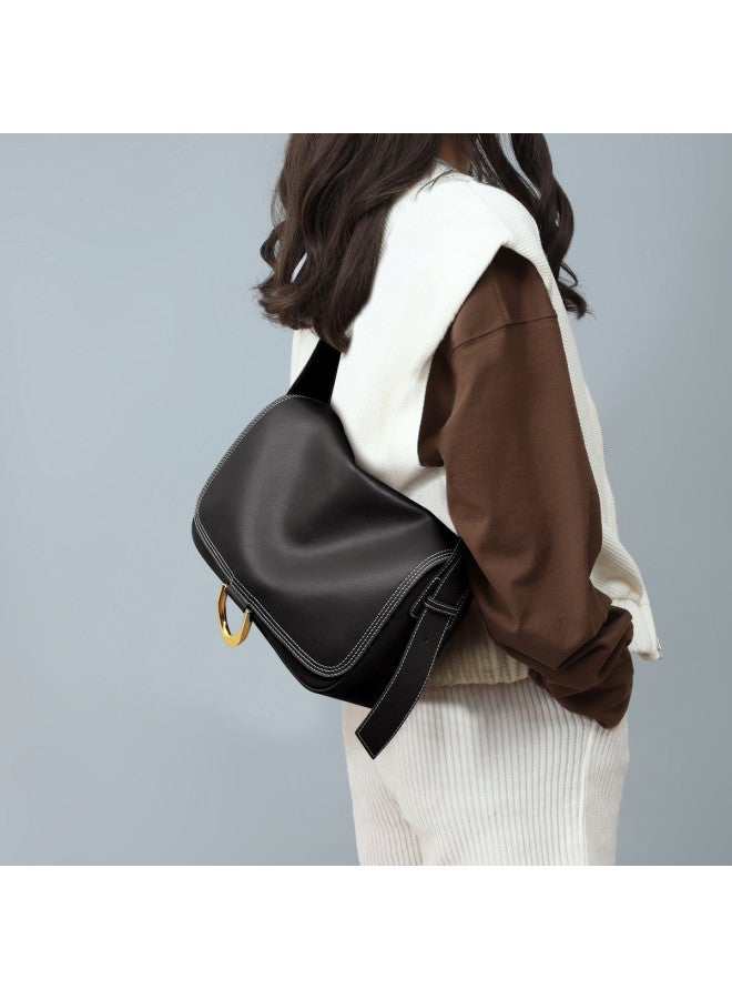 Comely Qixi Festival Gift】versatile Fashion Shoulder Bag, Large Capacity Underarm Bucket Bag, Crossbody Bag For Women - Image 2