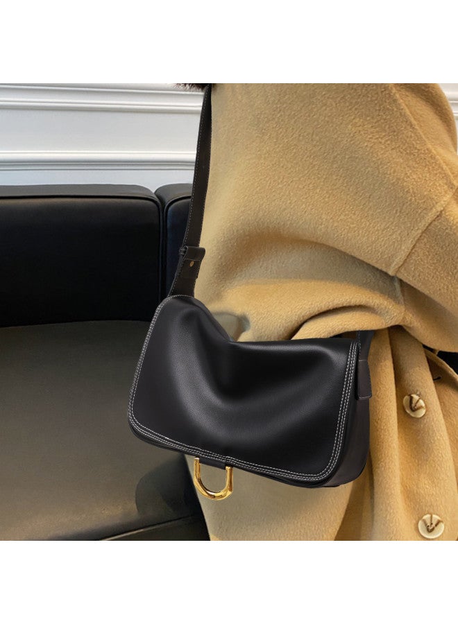 Comely Qixi Festival Gift】versatile Fashion Shoulder Bag, Large Capacity Underarm Bucket Bag, Crossbody Bag For Women - Image 4