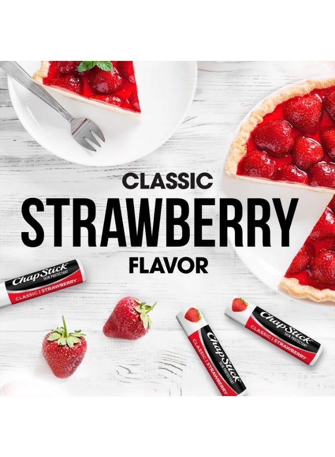 ChapStick Bulk Classic Strawberry Lip Balm, 24-Count â€“ Tinted Lip Moisturizer, Juicy & Sweet, 0.15 Oz Ea - Image 3