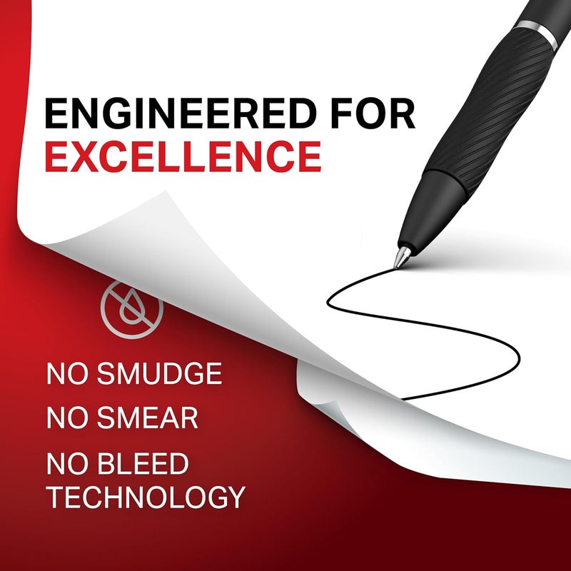 Sharpie أقلام شاربى SGel أقلام جل أقلام رسم أقلام حبر جل لتدوين الملاحظات أقلام كتابة أقلام تلوين أقلام ذات نقطة دقيقة 0.5 مم حبر أسود جل 12 عدداً - Image 5