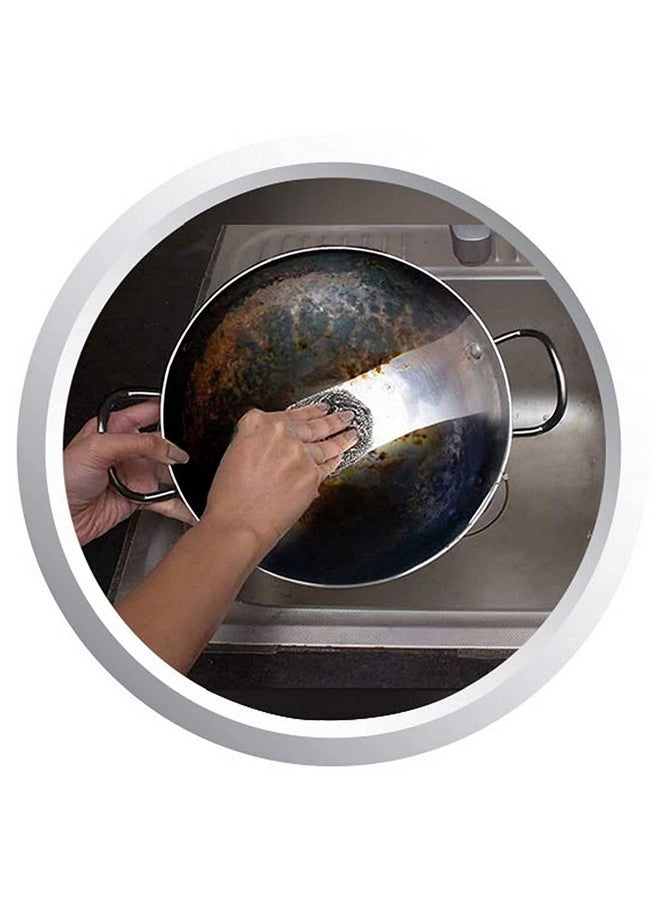 سكوتش مجموعة وسادات التنظيف المصنوعة من الفولاذ المقاوم للصدأ من سكوتش برايت (عبوة من 6 قطع) - Image 3