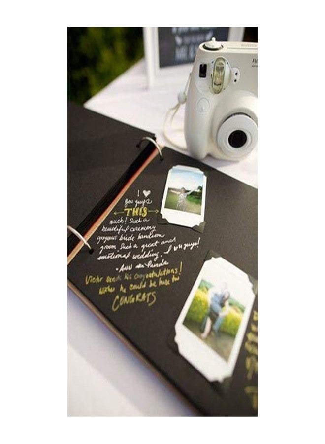 LADECOR Scrapbook Photo Album Memory Book With Wooden Hard Cover (12 Inch x 8.5 Inch, Design-3) - Image 3