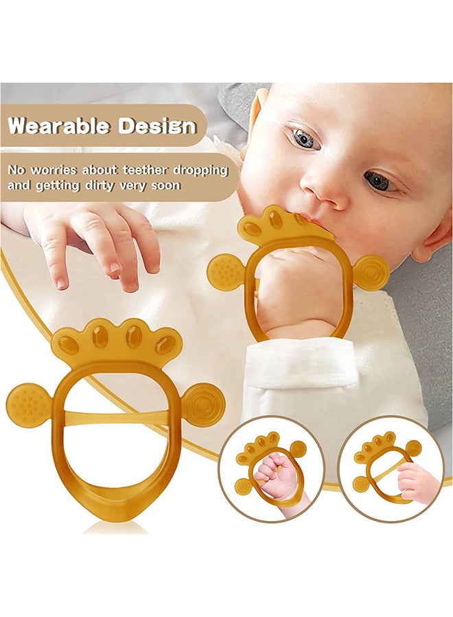 SYOSI Pack Of 1 Baby Teether, 2M+, Amber - Image 4