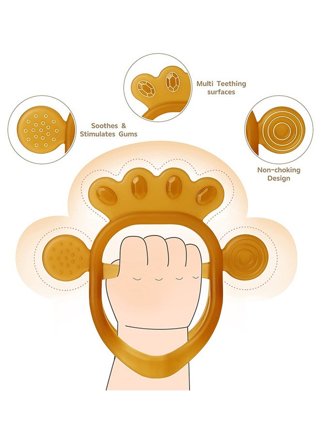 SYOSI Pack Of 1 Baby Teether, 2M+, Amber - Image 3