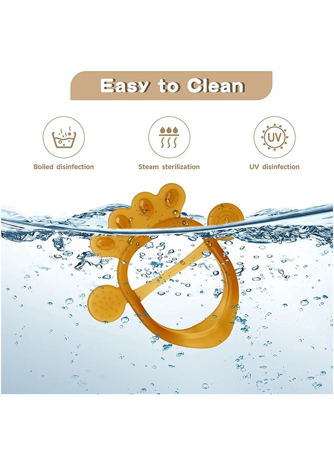 SYOSI Pack Of 1 Baby Teether, 2M+, Amber - Image 5