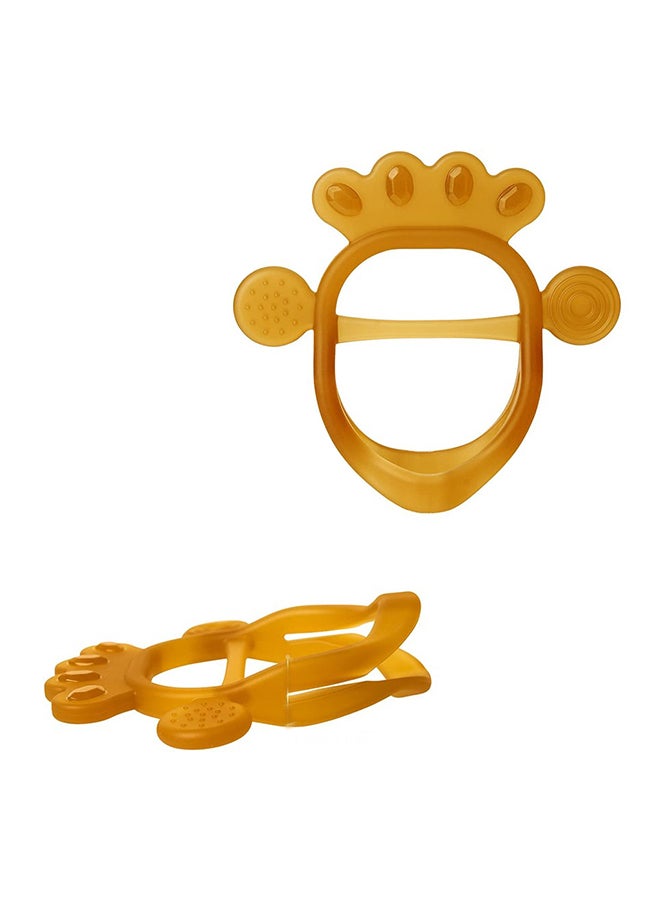 SYOSI Pack Of 1 Baby Teether, 2M+, Amber - Image 1