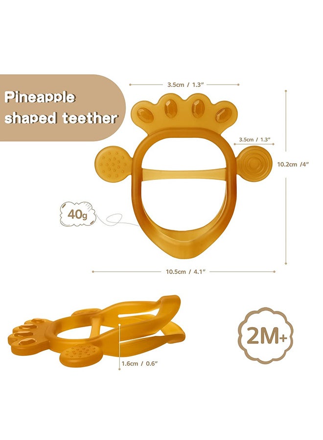 SYOSI Pack Of 1 Baby Teether, 2M+, Amber - Image 2