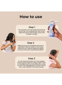 Fix My Curls Curl Quenching Hair Butter|Curly, Wavy, Frizzy Hair | With Tucuma Butter & Flaxseed| Ultra Curl Defining Cream | Silicone Free, 100Gm  - Image 3