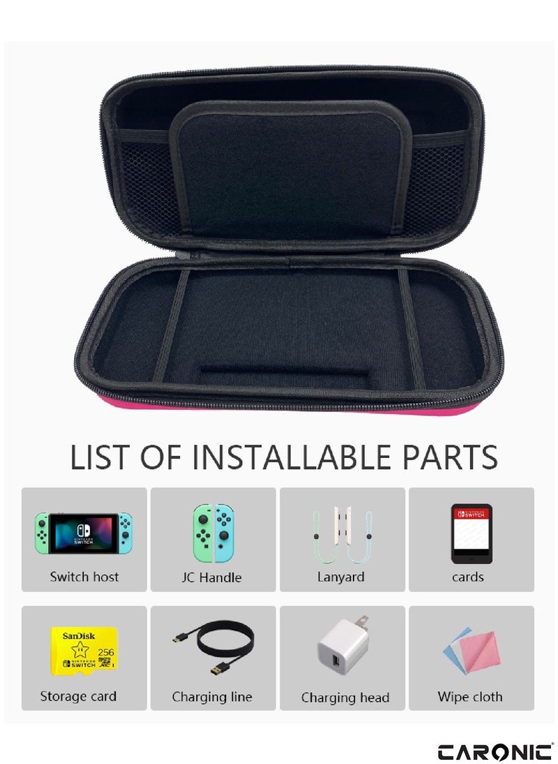 CARONIC - Case compatible With Nintendo Switch And Oled Shockproof Waterproof Case Bag with soft Liner - Image 1