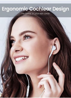 General Earphone Wired High Quality For iPhone Built-in Microphone and Volume Control Compatible with iPhone 7/8/X/11/12/13/14/Pro/Pro Max,Support All iOS System,White，2 Pack  - Image 5