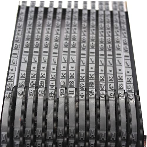 ZENG 13-Digit Customizable Rubber Stamp - Adjustable Alphabet (A-Z), Number (0-9) & Symbol Roller for Office, School, Packaging, Multicolor (16.8x6.9X.5cm) - Image 5