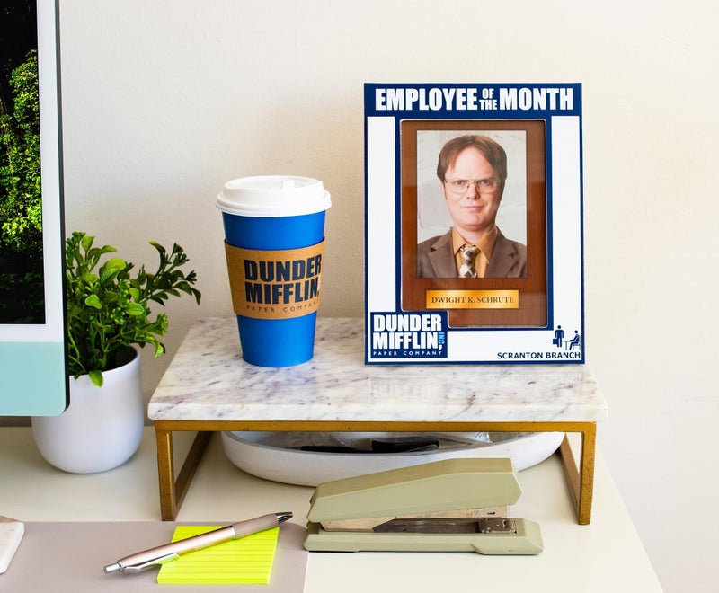 Silver Buffalo The Office Dunder Mifflin Paper Company Scranton Branch Employee of the Month Dwight K. Schrute Photo Picture Frame  5 x 7 Inches - Image 4